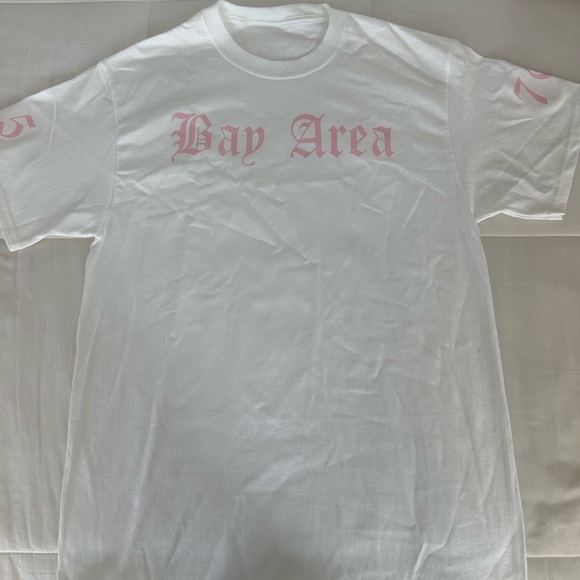 RARE bay area area code old english shirt - Picture 5 of 5